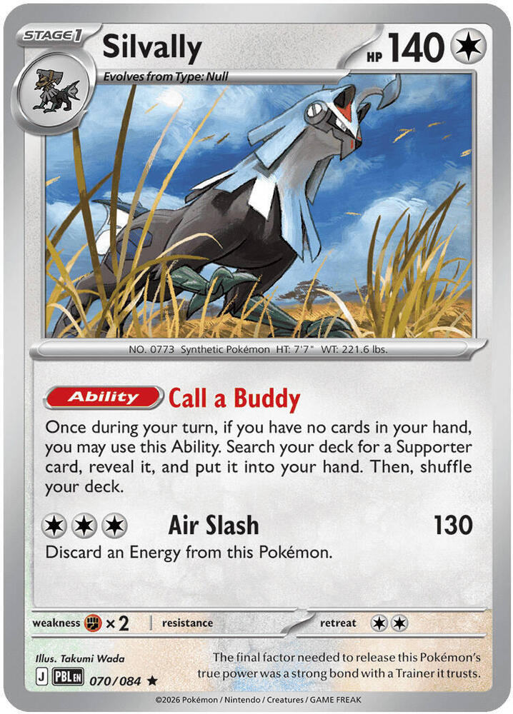 Silvally 070/084 (ME05: Pitch Black)  - Holofoil | Good Games Adelaide SA