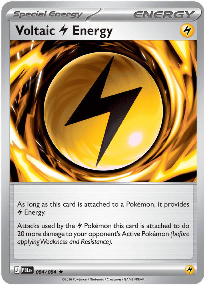 Voltaic Lightning Energy 084/084 (ME05: Pitch Black)  - Holofoil | Good Games Adelaide SA