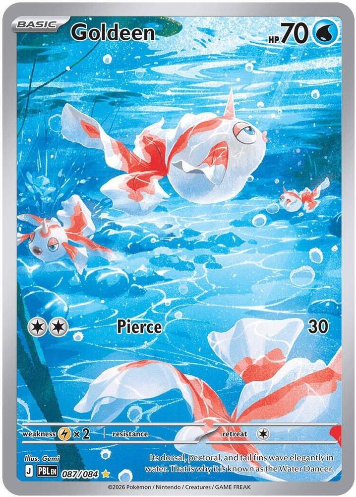 Goldeen 087/084 (ME05: Pitch Black)  - Holofoil | Good Games Adelaide SA
