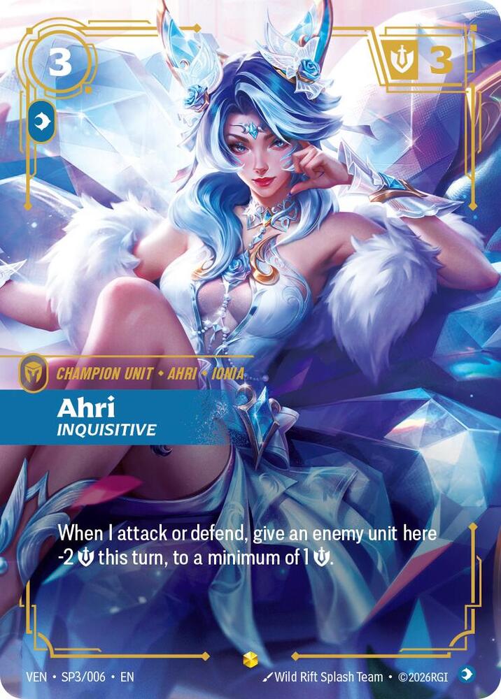 Ahri - Inquisitive SP3/006 (Vendetta)  - Foil | Good Games Adelaide SA
