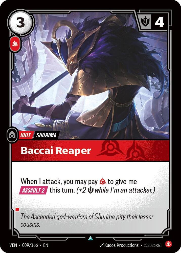 Baccai Reaper (Dupe) 009/166 (Vendetta)  - Foil | Good Games Adelaide SA