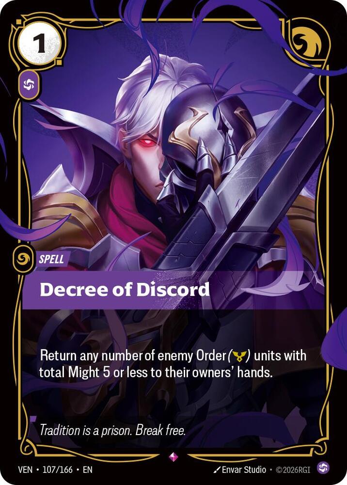Decree of Discord 107/166 (Vendetta)  - Foil | Good Games Adelaide SA