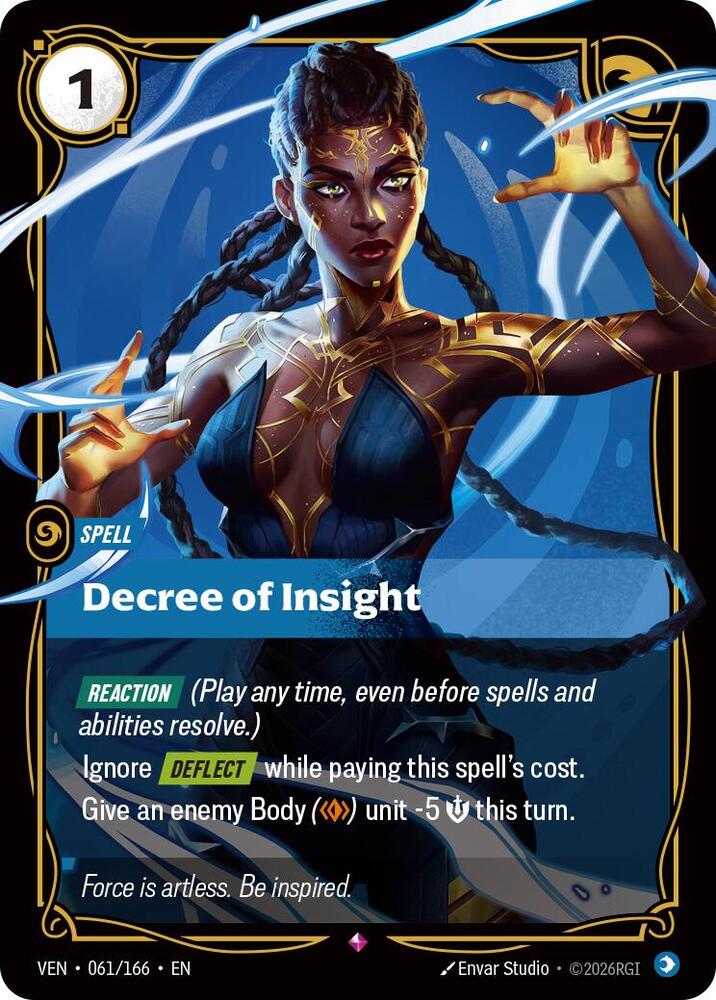 Decree of Insight 061/166 (Vendetta)  - Foil | Good Games Adelaide SA