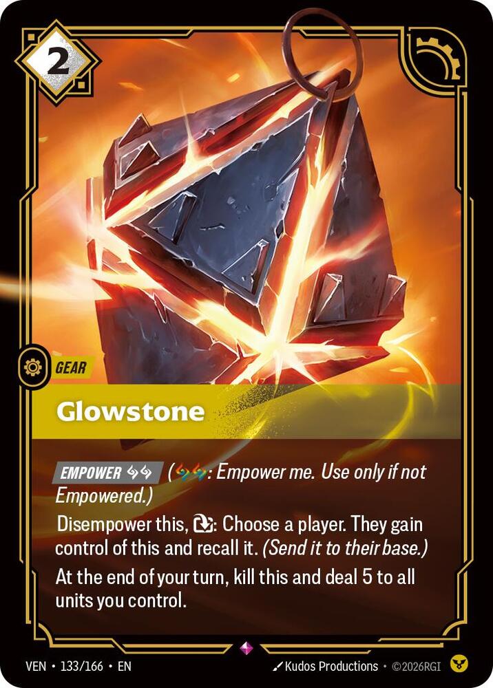 Glowstone 133/166 (Vendetta)  - Foil | Good Games Adelaide SA