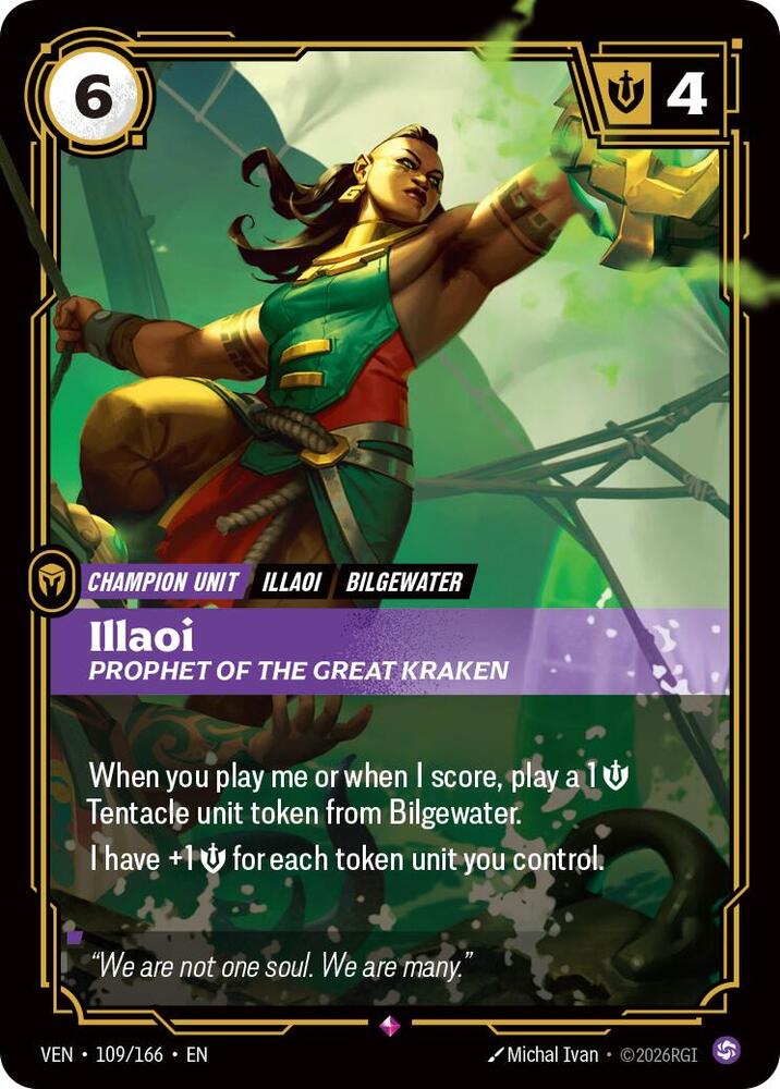 Illaoi - Prophet of the Great Kraken 109/166 (Vendetta)  - Foil | Good Games Adelaide SA
