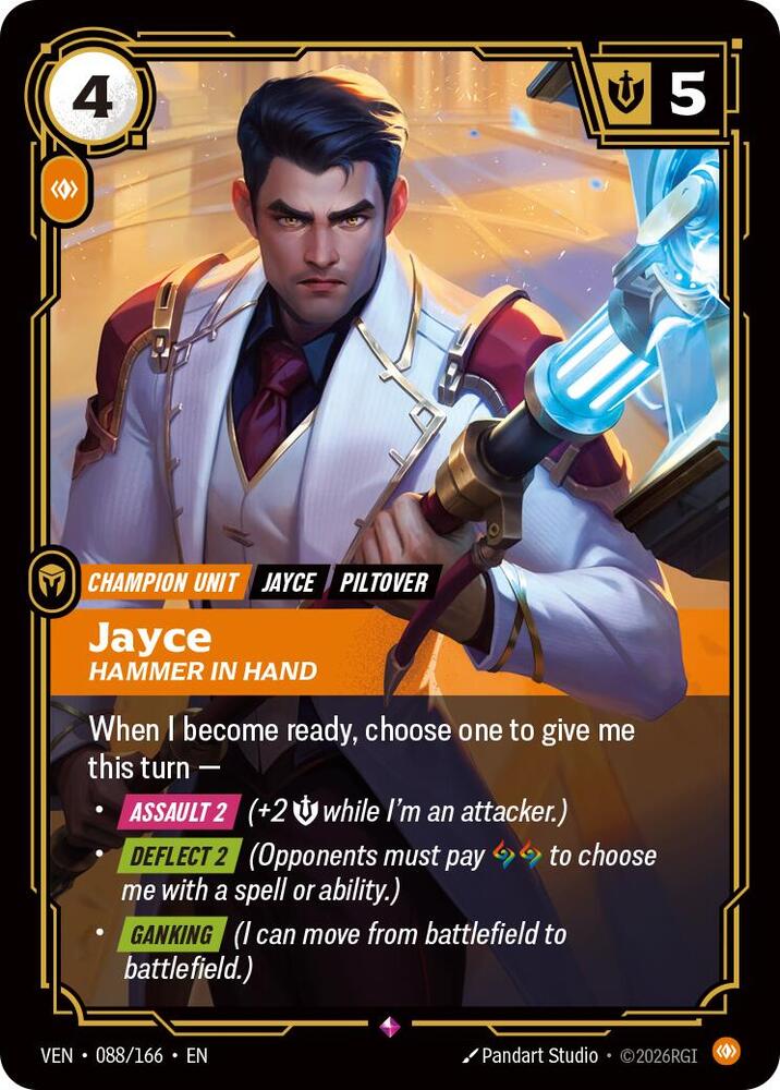 Jayce - Hammer in Hand 088/166 (Vendetta)  - Foil | Good Games Adelaide SA