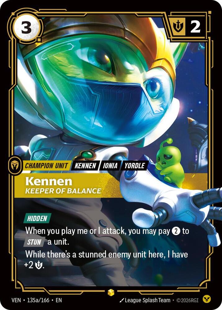 Kennen - Keeper of Balance 135a/166 (Vendetta)  - Foil | Good Games Adelaide SA