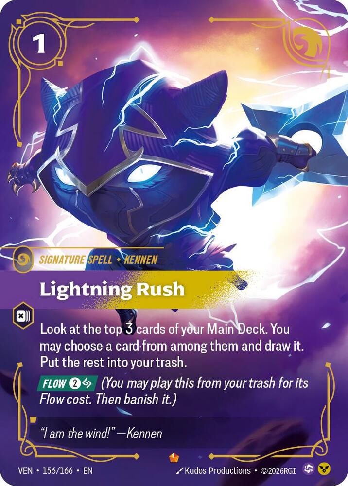 Lightning Rush 156/166 (Vendetta)  - Foil | Good Games Adelaide SA