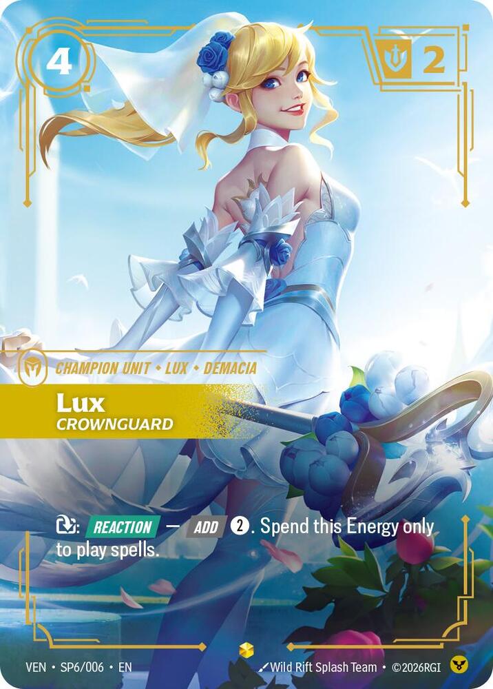 Lux - Crownguard SP6/006 (Vendetta)  - Foil | Good Games Adelaide SA