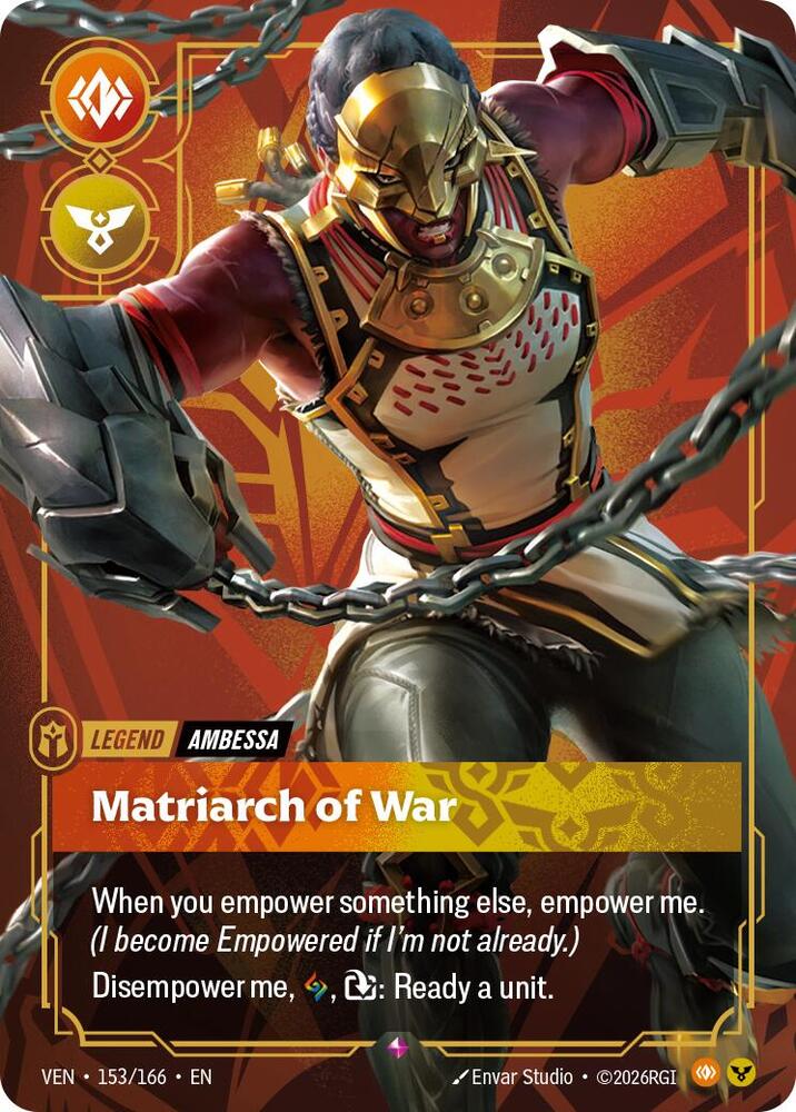 Ambessa - Matriarch of War 153/166 (Vendetta)  - Foil | Good Games Adelaide SA