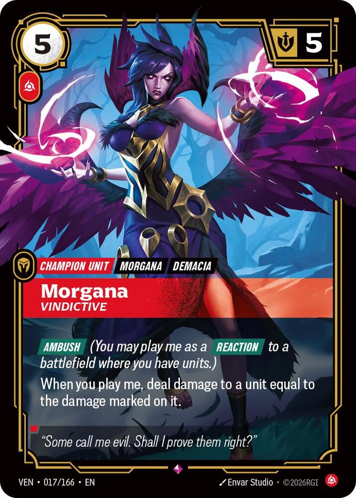 Morgana - Vindictive 017/166 (Vendetta)  - Foil | Good Games Adelaide SA