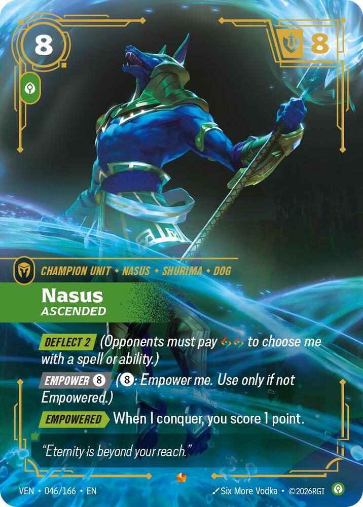 Nasus - Ascended 046/166 (Vendetta)  - Foil | Good Games Adelaide SA