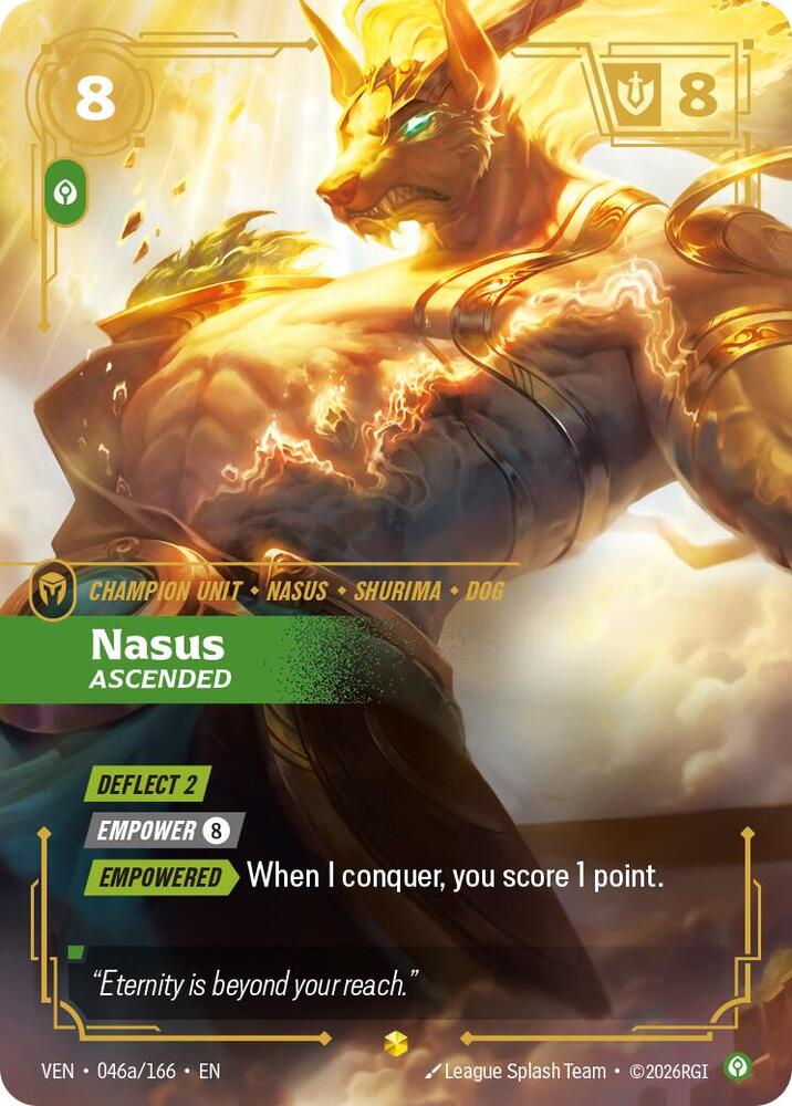 Nasus - Ascended 046a/166 (Vendetta)  - Foil | Good Games Adelaide SA