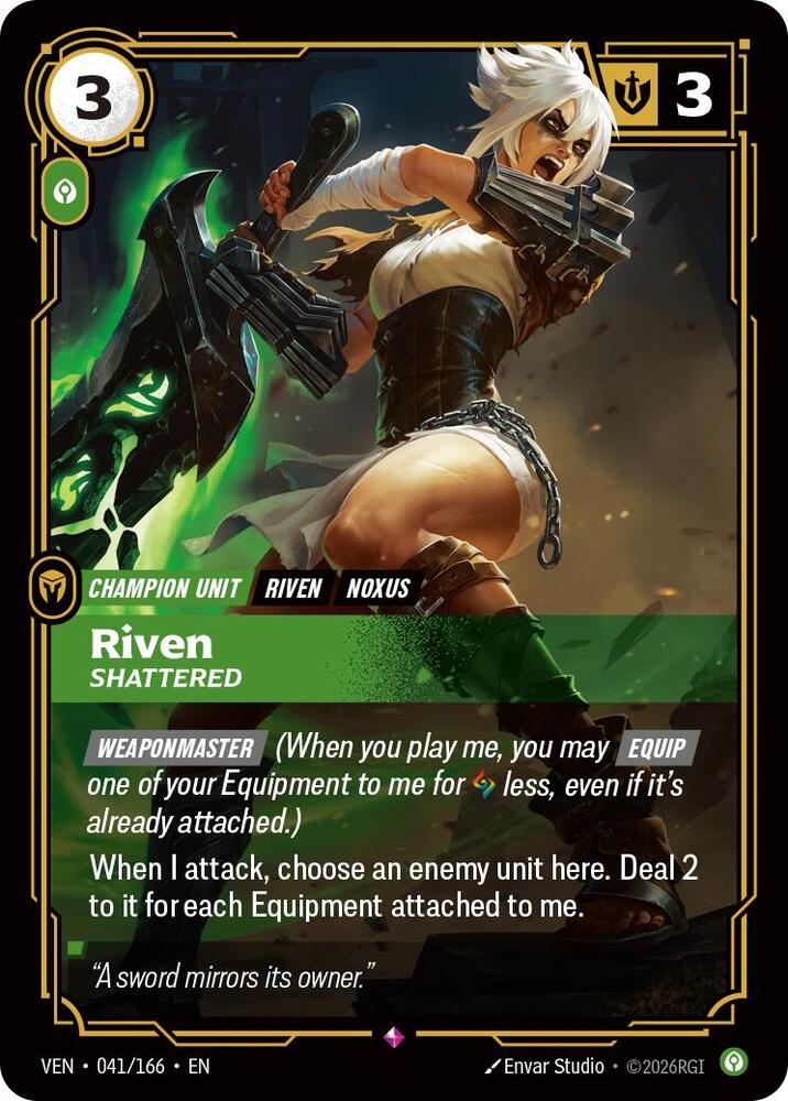 Riven - Shattered 041/166 (Vendetta)  - Foil | Good Games Adelaide SA