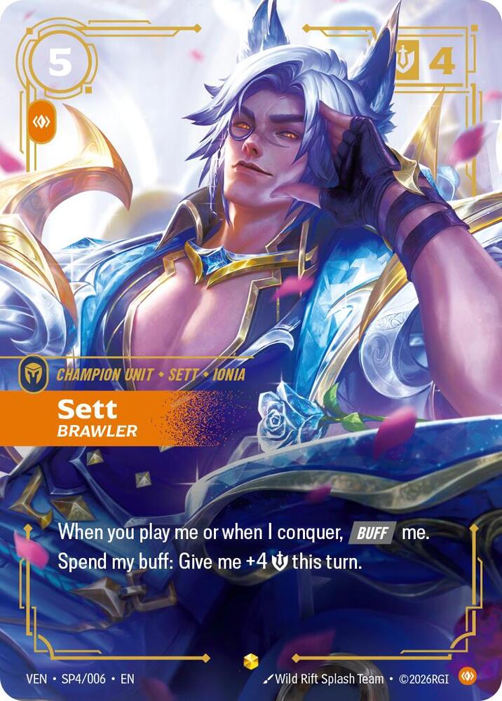Sett - Brawler SP4/006 (Vendetta)  - Foil | Good Games Adelaide SA