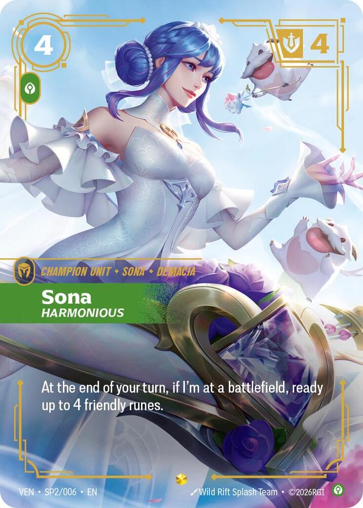 Sona - Harmonious SP2/006 (Vendetta)  - Foil | Good Games Adelaide SA