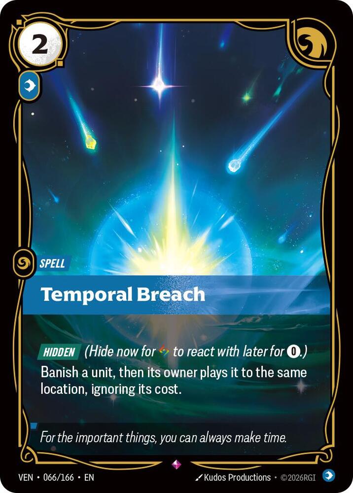 Temporal Breach 066/166 (Vendetta)  - Foil | Good Games Adelaide SA