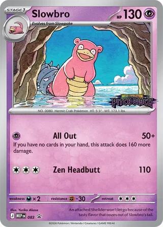 Slowbro - Pitch Black Stamped 083 (ME: Mega Evolution Promo)  - Holofoil | Good Games Adelaide SA