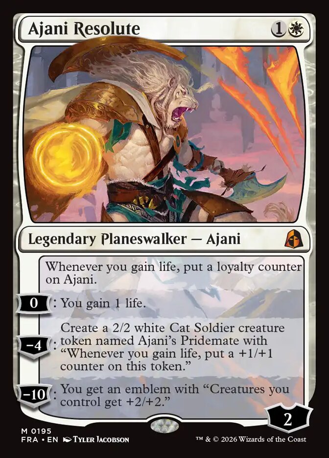 Ajani Resolute 195 (Reality Fracture)  | Good Games Adelaide SA