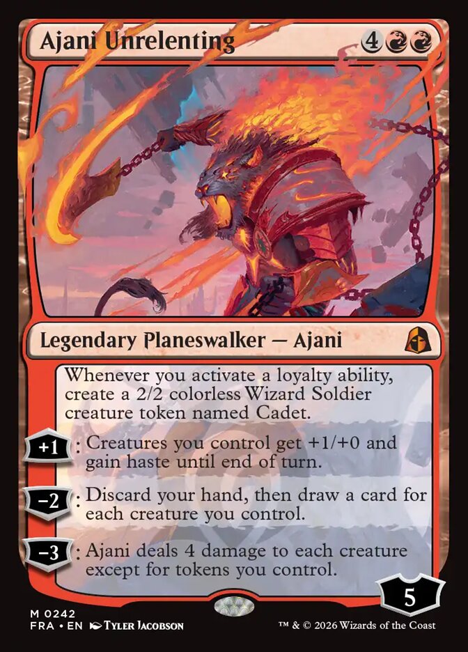 Ajani Unrelenting 242 (Reality Fracture)  | Good Games Adelaide SA