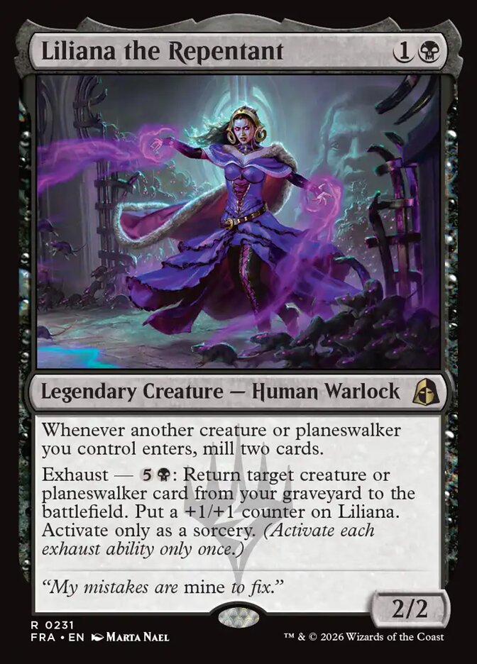 Liliana the Repentant 231 (Reality Fracture)  | Good Games Adelaide SA