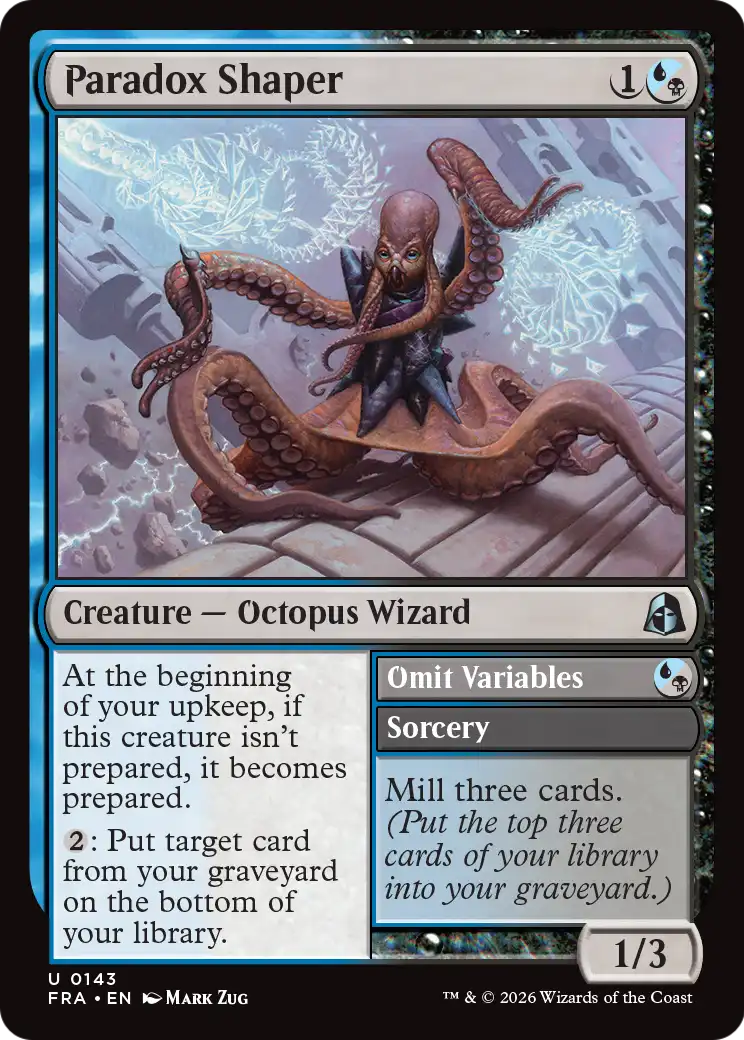 Paradox Shaper // Omit Variables 143 (Reality Fracture)  - Foil | Good Games Adelaide SA