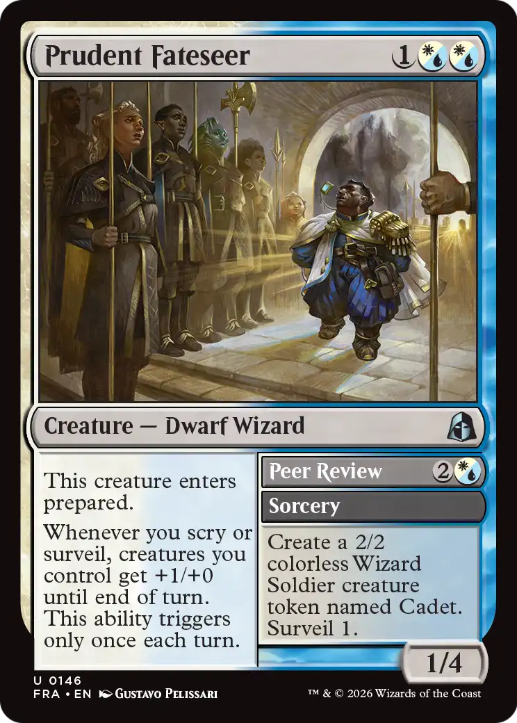 Prudent Fateseer // Peer Review 146 (Reality Fracture)  - Foil | Good Games Adelaide SA