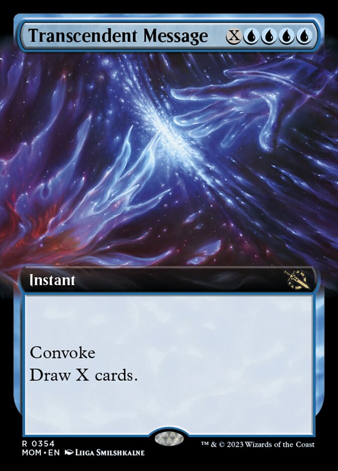 Transcendent Message (Extended Art) [March of the Machine] | Good Games Adelaide SA