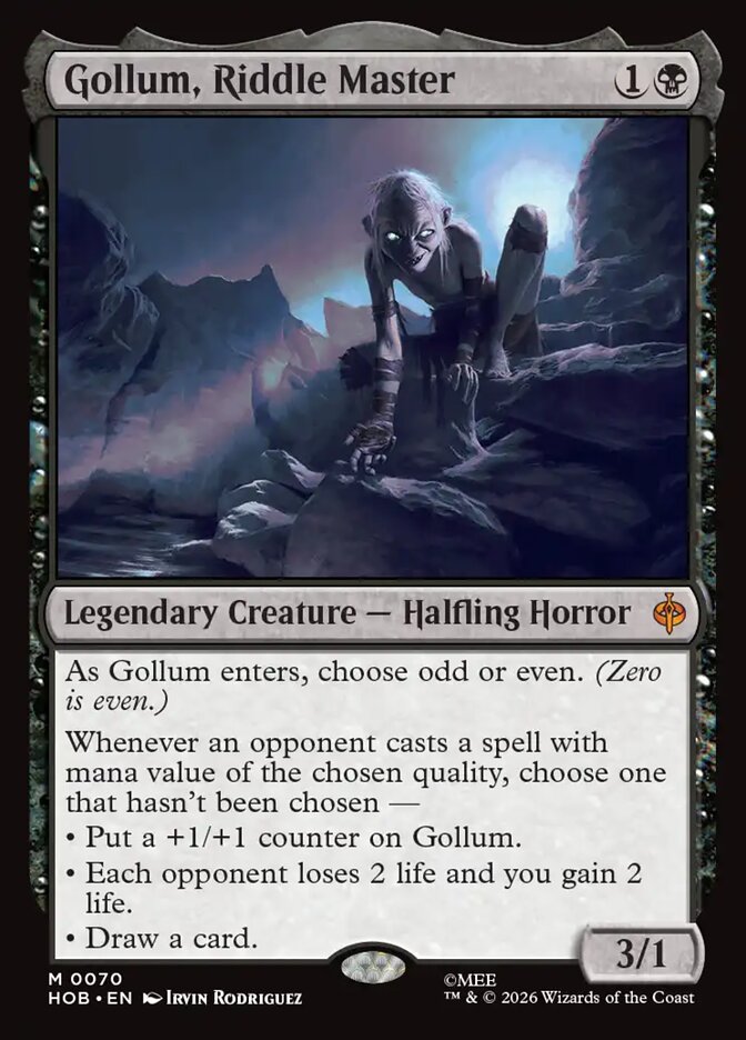 Gollum, Riddle Master 70 (The Hobbit)  - Foil | Good Games Adelaide SA
