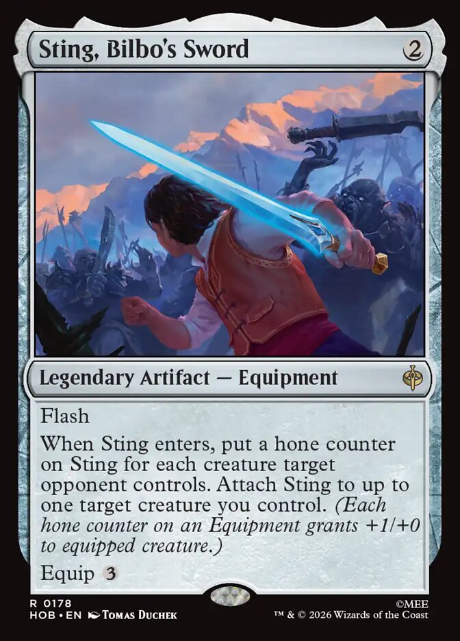 Sting, Bilbo's Sword 178 (The Hobbit)  - Foil | Good Games Adelaide SA