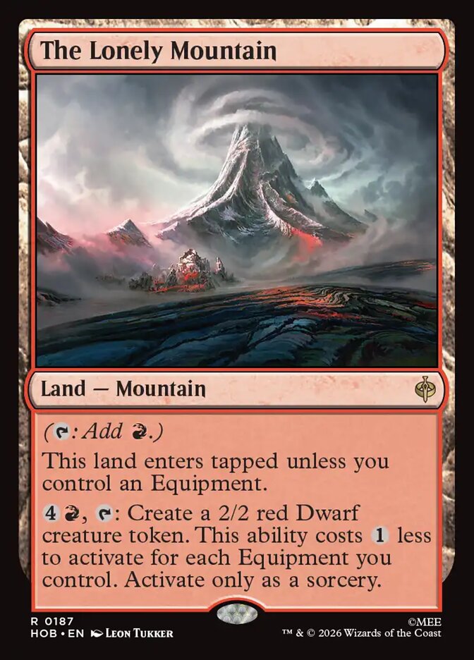The Lonely Mountain 187 (The Hobbit)  - Foil | Good Games Adelaide SA