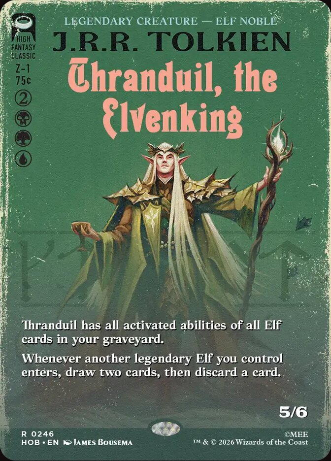 Thranduil, the Elvenking 246 (The Hobbit)  - Borderless Foil | Good Games Adelaide SA
