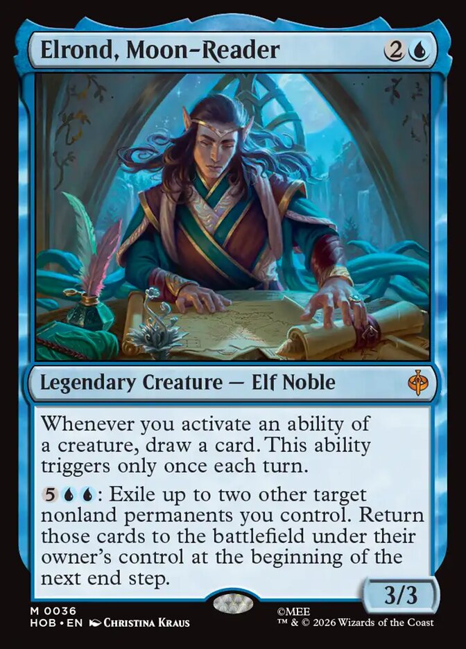 Elrond, Moon-Reader 36 (The Hobbit)  - Foil | Good Games Adelaide SA