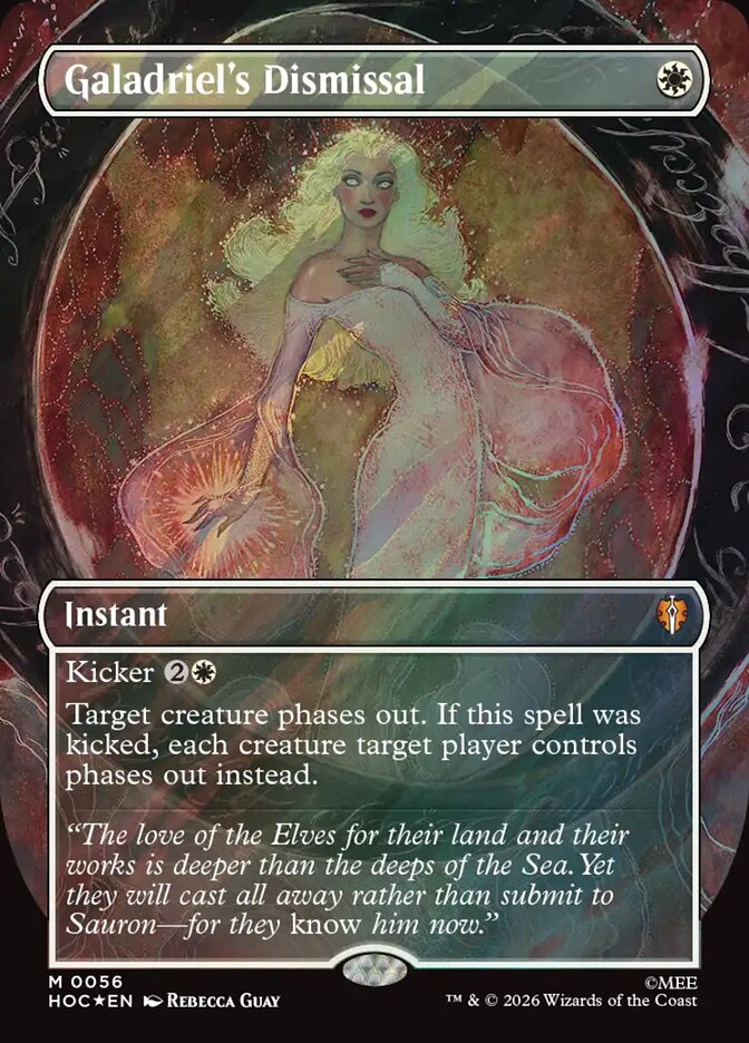 Galadriel's Dismissal 56 (The Hobbit: Eternal-Legal)  - Borderless Surge Foil | Good Games Adelaide SA