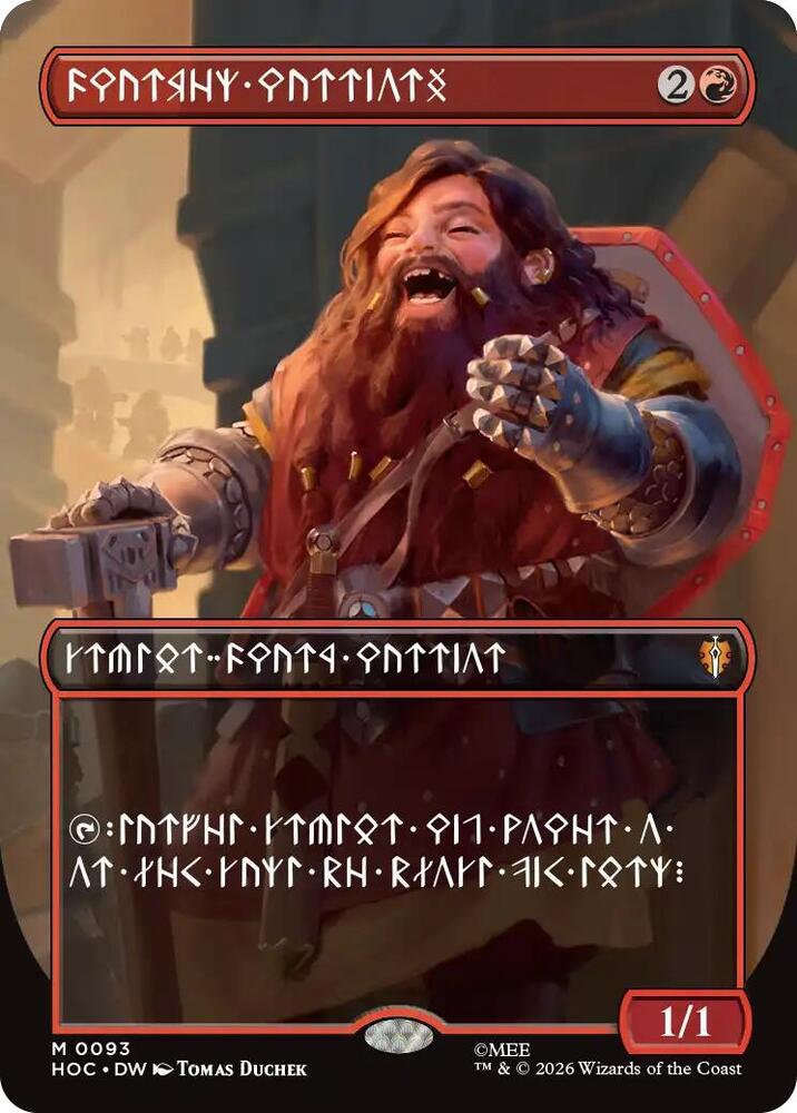 Dwarven Warriors 93 (The Hobbit: Eternal-Legal)  - Borderless | Good Games Adelaide SA