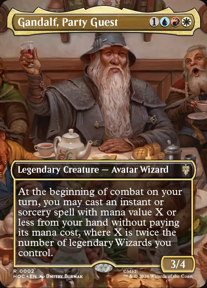Gandalf, Party Guest 2 (The Hobbit: Eternal-Legal)  - Borderless | Good Games Adelaide SA