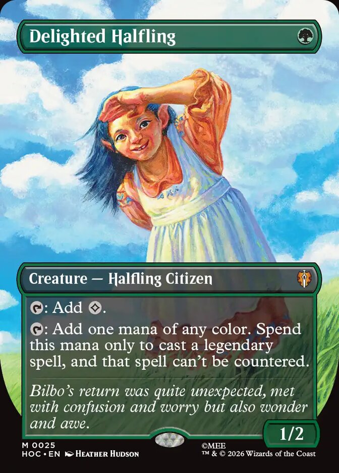 Delighted Halfling 25 (The Hobbit: Eternal-Legal)  - Borderless | Good Games Adelaide SA