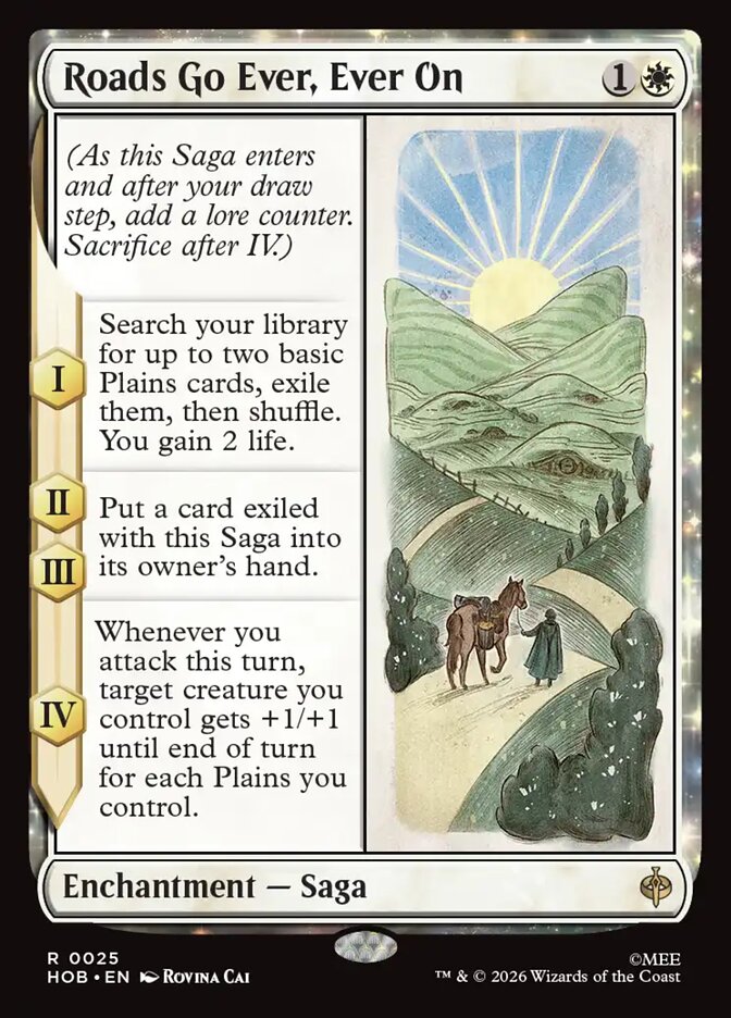 Roads Go Ever, Ever On 25 (The Hobbit)  - Foil | Good Games Adelaide SA
