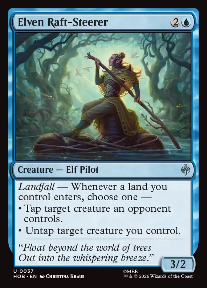 Elven Raft-Steerer 37 (The Hobbit)  - Foil | Good Games Adelaide SA