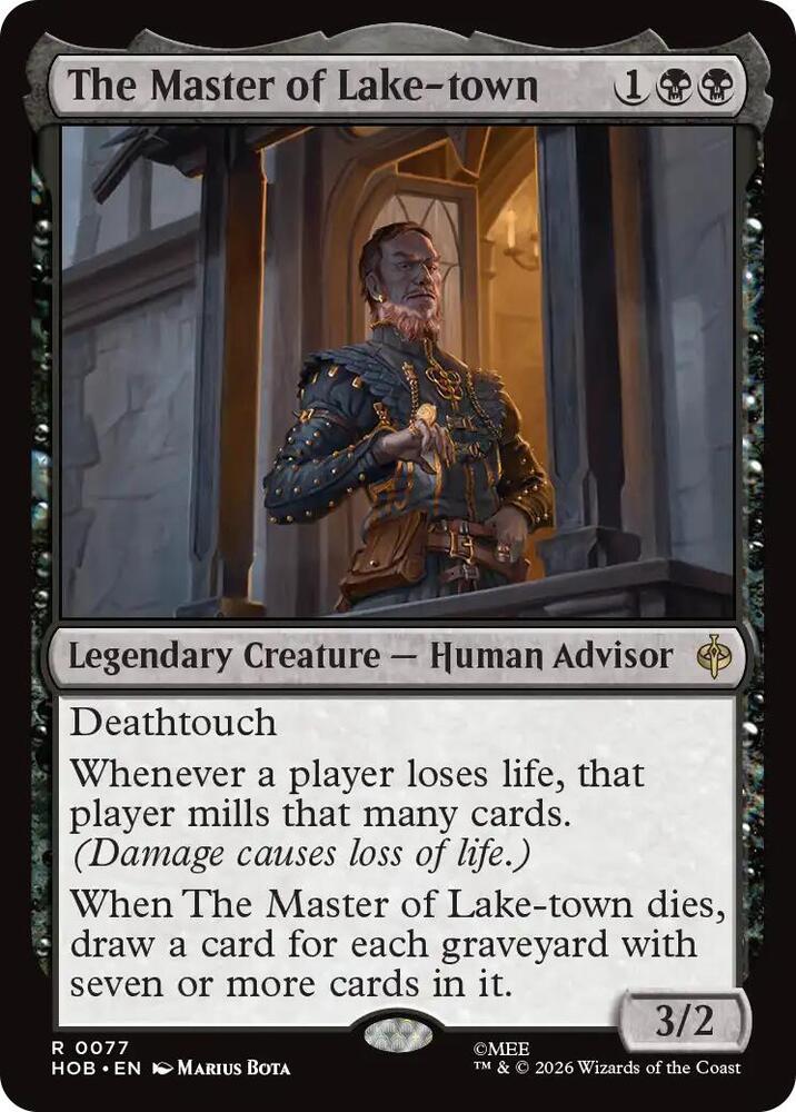 The Master of Lake-town 77 (The Hobbit)  - Foil | Good Games Adelaide SA