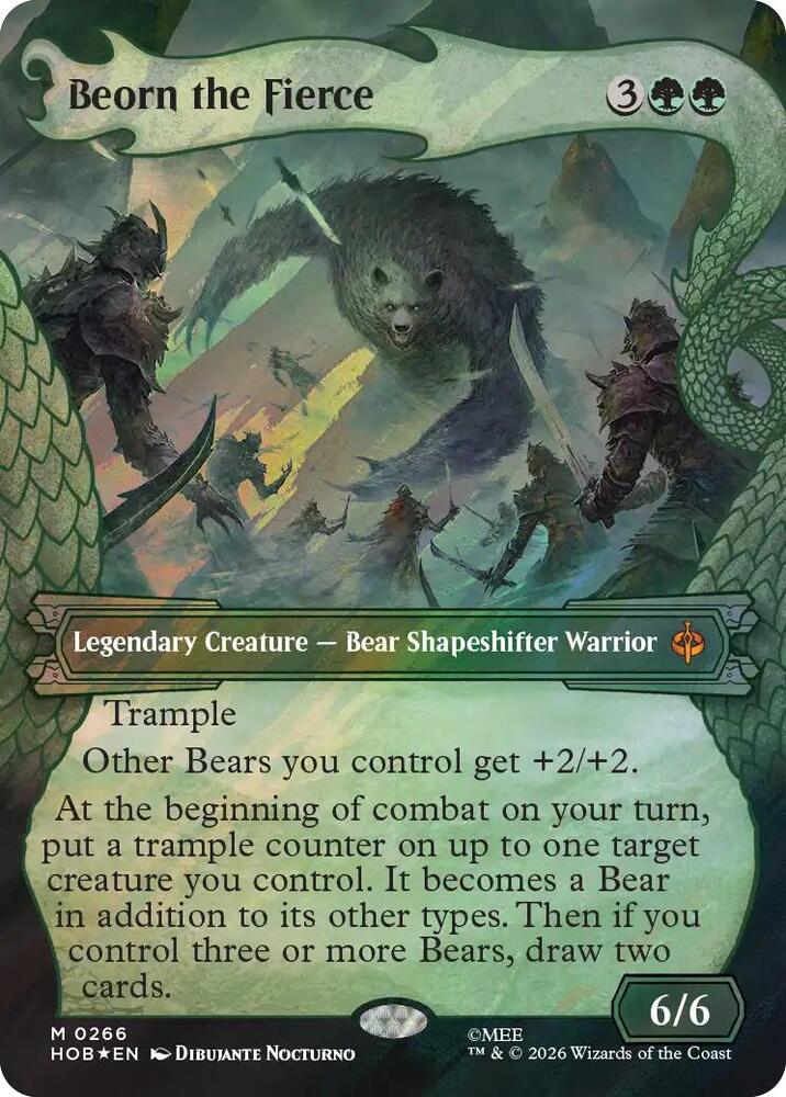 Beorn the Fierce 266 (The Hobbit)  - Showcase Surge Foil | Good Games Adelaide SA