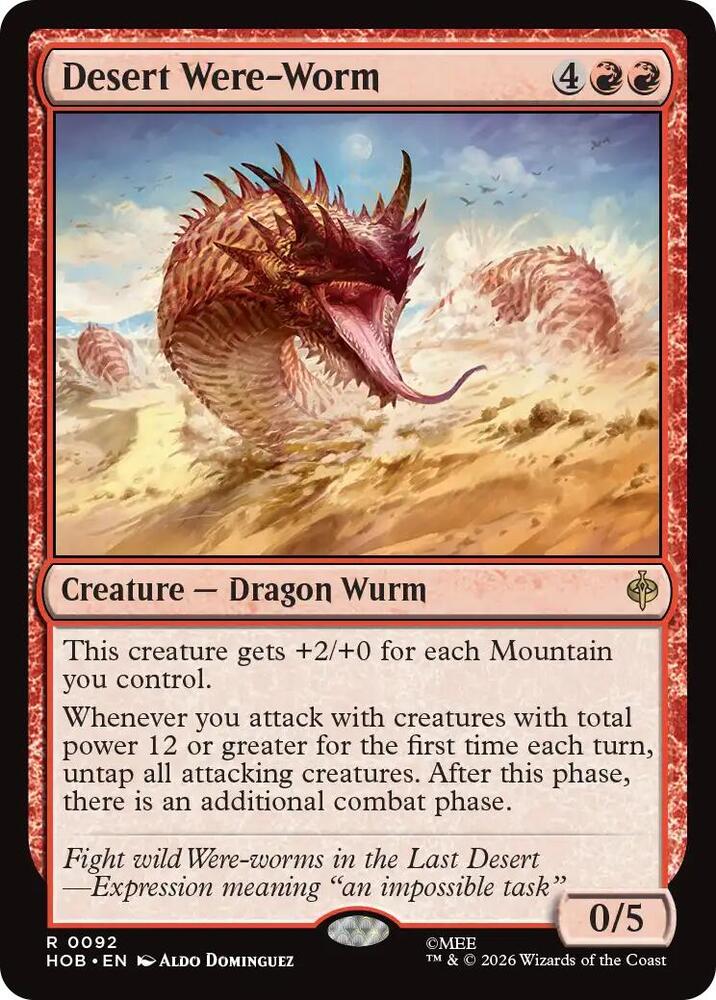 Desert Were-Worm 92 (The Hobbit)  | Good Games Adelaide SA