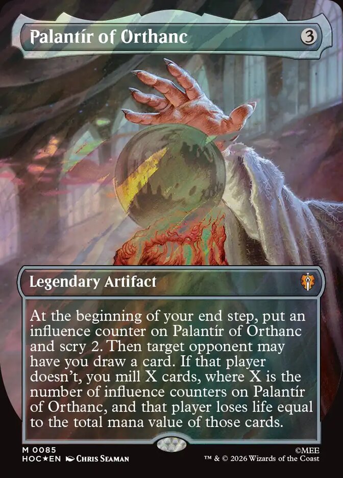 Palantír of Orthanc 85 (The Hobbit: Eternal-Legal)  - Borderless Surge Foil | Good Games Adelaide SA