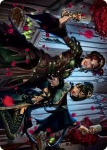 Falkenrath Celebrants 73 81 Art Card 73 (Art Series: Innistrad: Crimson Vow)  | Good Games Adelaide SA