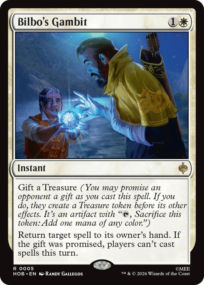 Bilbo's Gambit 5 (The Hobbit)  - Foil | Good Games Adelaide SA