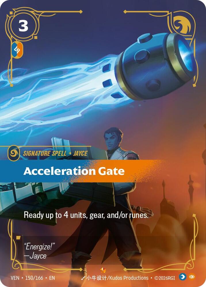 Acceleration Gate 150/166 (Vendetta)  - Foil | Good Games Adelaide SA