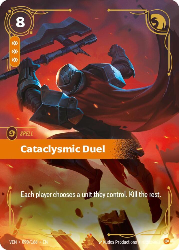 Cataclysmic Duel 090/166 (Vendetta)  - Foil | Good Games Adelaide SA