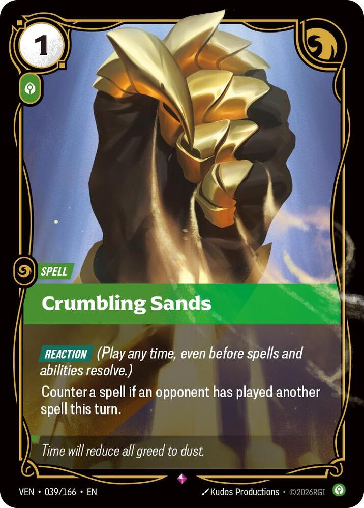 Crumbling Sands 039/166 (Vendetta)  - Foil | Good Games Adelaide SA