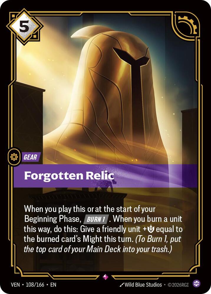 Forgotten Relic 108/166 (Vendetta)  - Foil | Good Games Adelaide SA