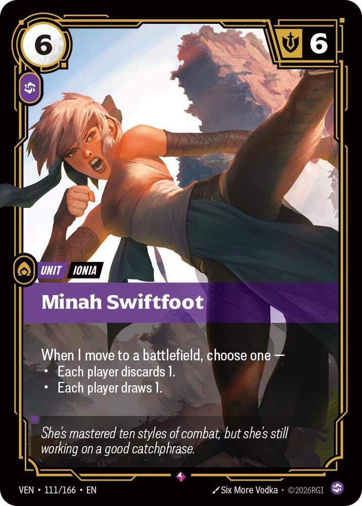Minah Swiftfoot 111/166 (Vendetta)  - Foil | Good Games Adelaide SA